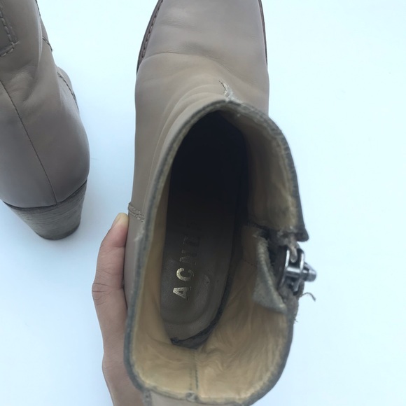 Acne Studios Pistol Boots in Tan - Picture 4 of 5